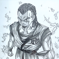 Kevin DBZ style (crayon 31x41) 