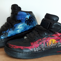 Nike AF1 - Flashback Illusion [Synthwave Style]4